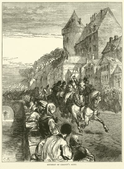 Retreat of Chanzys Army, januar 1871 av English School