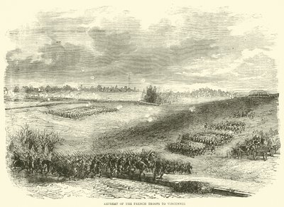 De franske troppenes tilbaketrekning til Vincennes, desember 1870 av English School