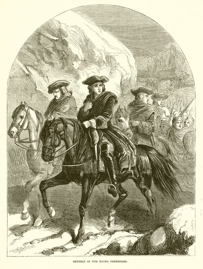 Retreat of the Young Pretender av English School