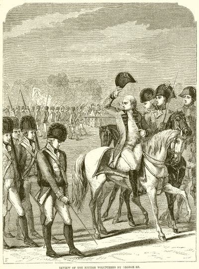 Anmeldelse av de britiske frivillige av George III av English School
