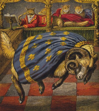 Reynard The Fox (farge litho) av English School