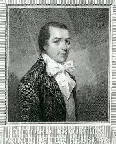 Richard Brothers (1757-1824) (gravering) av English School