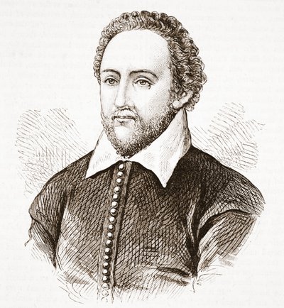 Richard Burbage, fra det originale portrettet i Dulwich College av English School