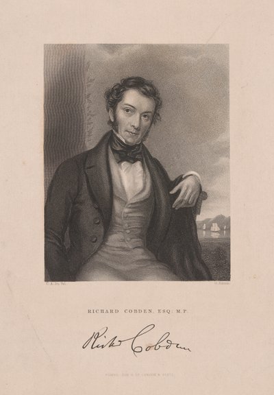 Richard Cobden, ca. 1843 (gravering) av English School