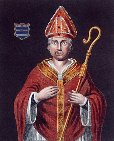 Richard Fleming (d.1431), etter et maleri i Bodleian Gallery (farge litho) av English School