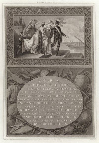 Richard I forlater Kypros av English School