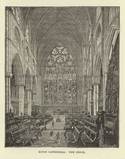 Ripon katedral, koret av English School