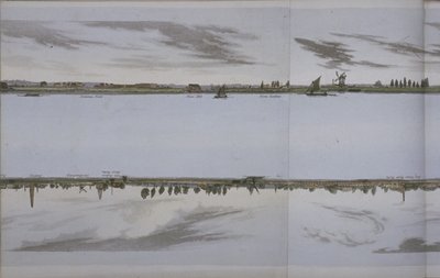 River Thames Panorama, ca. 1829 (akvatint) av English School