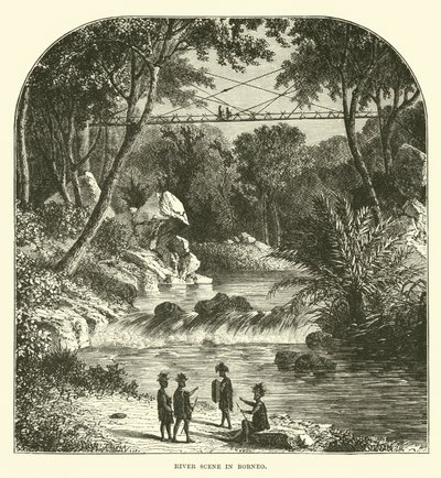 Elvescene på Borneo av English School