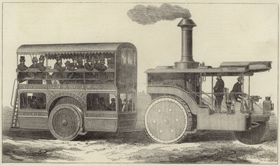 Road steamer og omnibus for den indiske regjeringen av English School