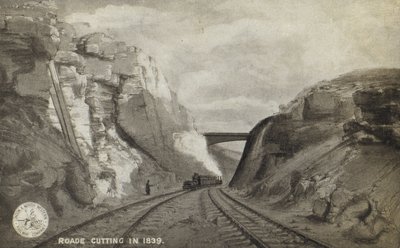 Roade Cutting i 1839 av English School