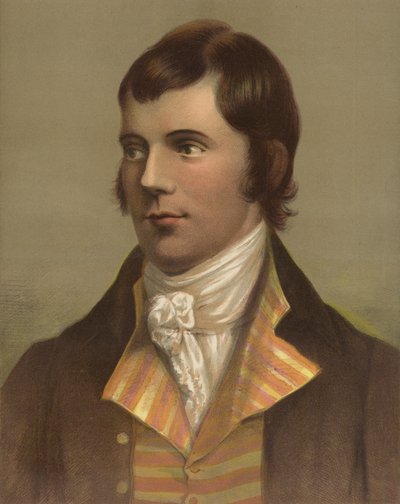 Robert Burns (kromolitho) av English School