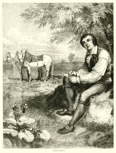 Robert Burns (gravering) av English School