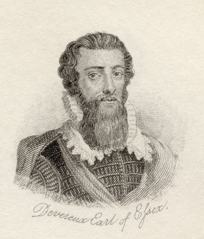 Robert Devereux, fra 'Crabb's Historical Dictionary', utgitt 1825 av English School