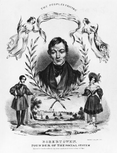 Robert Owen (1771–1858) av English School