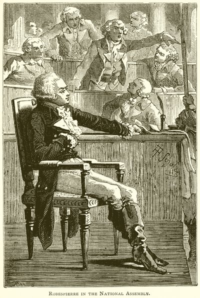 Robespierre i nasjonalforsamlingen av English School