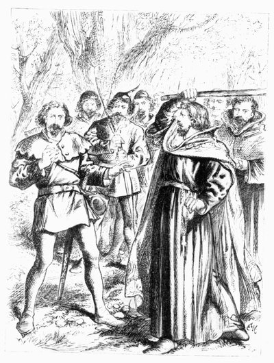Robin Hood og kong Richard I (1157-99) av English School