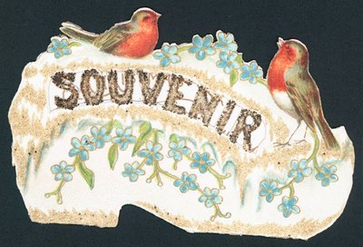 Robin Souvenir, julekort av English School