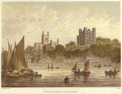 Kathedrale von Rochester in Rochester von English School