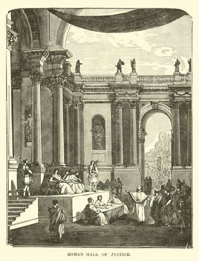 Romerske Hall of Justice av English School