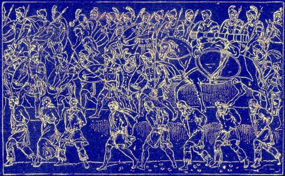 Romerske soldater og barbariske fanger, illustrasjon fra The Illustrated History of the World, publisert ca. 1880 (digitalt forbedret bilde) av English School
