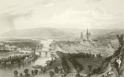 Rouen ved Seinen av English School