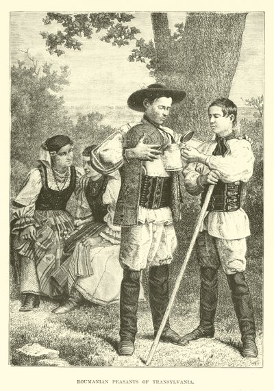 Rumänische Bauern aus Transsilvanien von English School