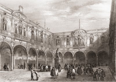 Royal Exchange, London, England av English School