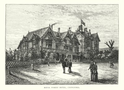 Royal Forest Hotel, Chingford (gravering) av English School