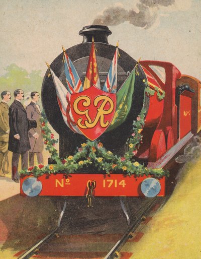 Royal train (farge litho) av English School