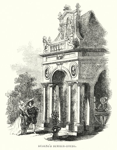 Rubens's Summer-House (gravering) av English School