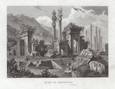 Ruinene av Persepolis av English School