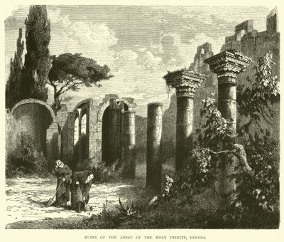 Ruinene av Abbey of the Holy Trinity, Venosa av English School