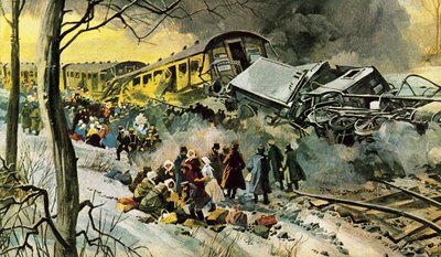 Russisk jernbanekatastrofe av English School