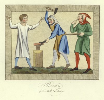 Rustikk fra 1200-tallet av English School