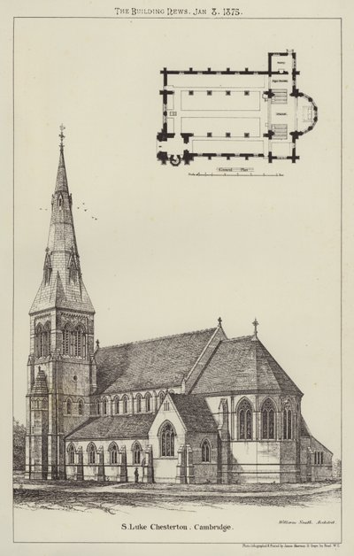 S Luke Chesterton, Cambridge (gravering) av English School