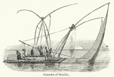 Salamba von Manila (Gravur) von English School