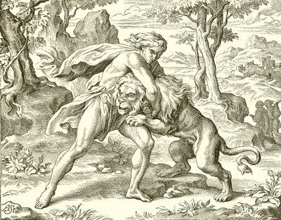 Samson og løven av English School