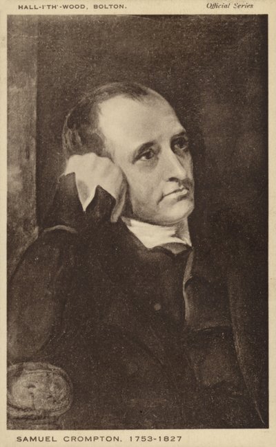 Samuel Crompton (1753–1827), engelsk oppfinner av det spinnende muldyret (lito) av English School