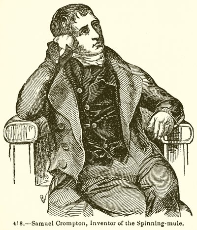 Samuel Crompton, oppfinneren av spinning-muldyret av English School