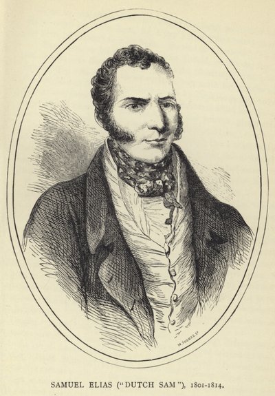 Samuel Elias, nederlandske Sam, 1801-1814 av English School