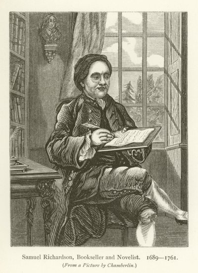 Samuel Richardson, bokhandler og romanforfatter av English School