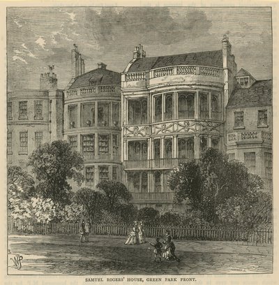 Samuel Rogers House, Green Park foran av English School