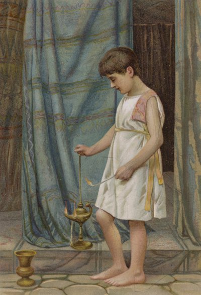 Samuel im Tempel von English School