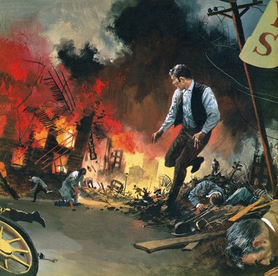 Jordskjelvet i San Francisco 18. april 1906 av English School