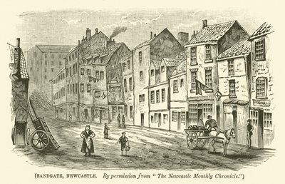 Sandgate, Newcastle (gravering) av English School