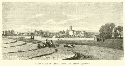 Santa Croce i Gerusalemme, og Neros-akvedukten av English School