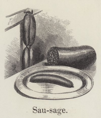 Pølse (gravering) av English School