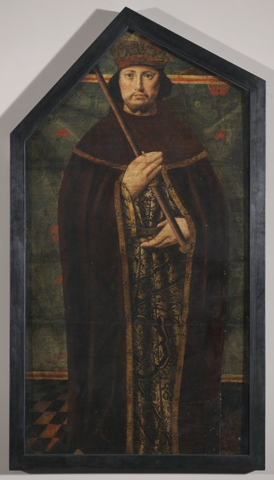 Saxon King, ca. 1515 (olje på eikepaneler) av English School