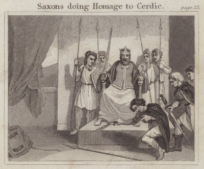 Sachsen huldigen Cerdic von English School